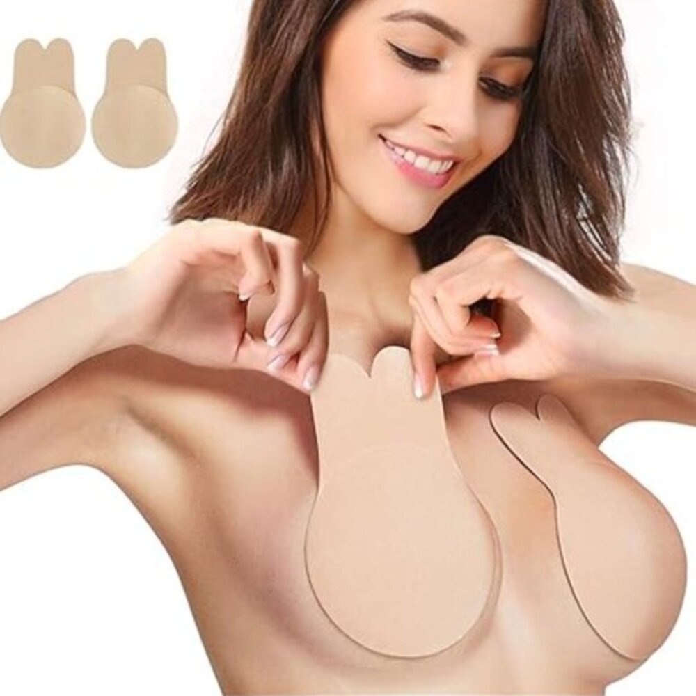 2‎ pack sticky LIFT tan nipple covers NEW